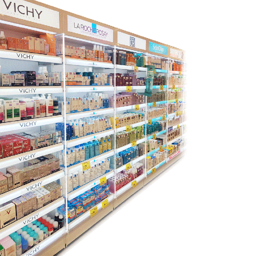 מיתוג מדפים מודולרי לוריאל